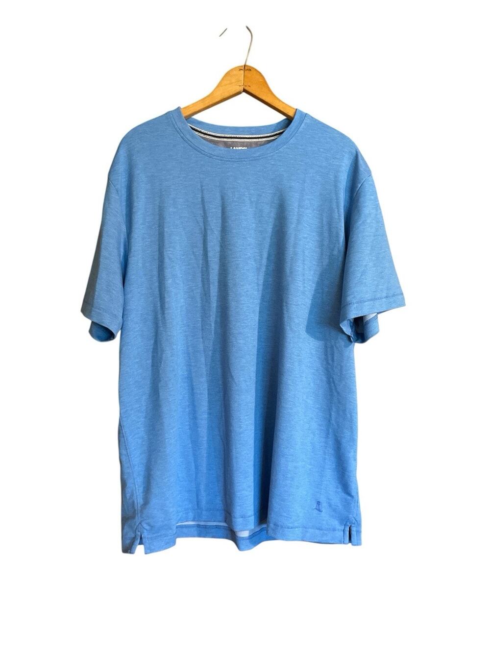 Land's End Men's XL Blue Round Neck T-shirt